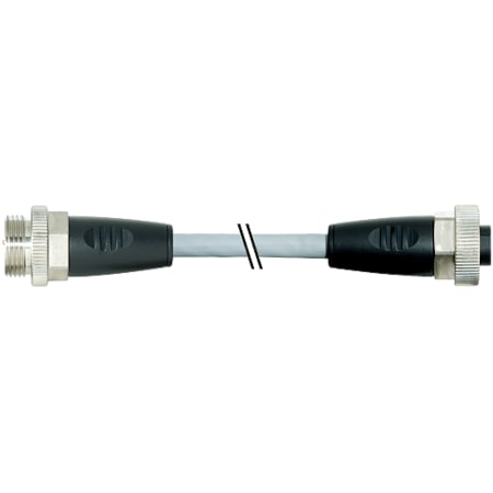 Murrelektronik 7/8" female 0 Degree with cable, PUR 5x1.0 gy 10m 7000-50021-9610015